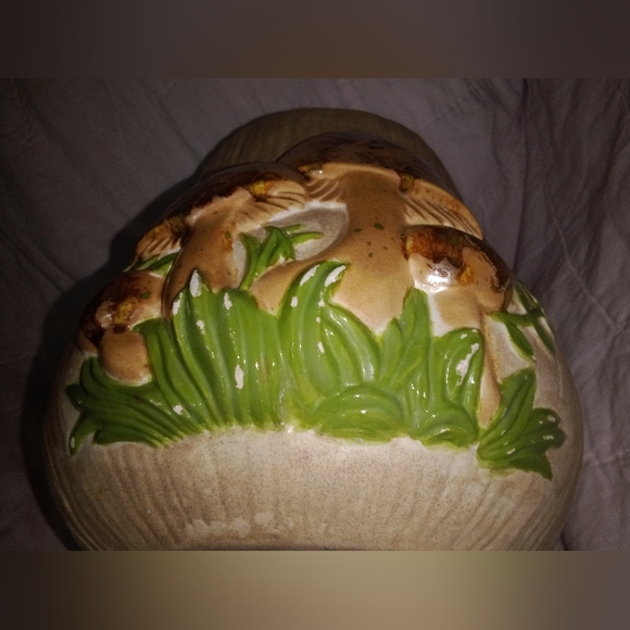 Vintage Mushroom 1973 Folk Art Cookie Jar - Picture 12 of 12